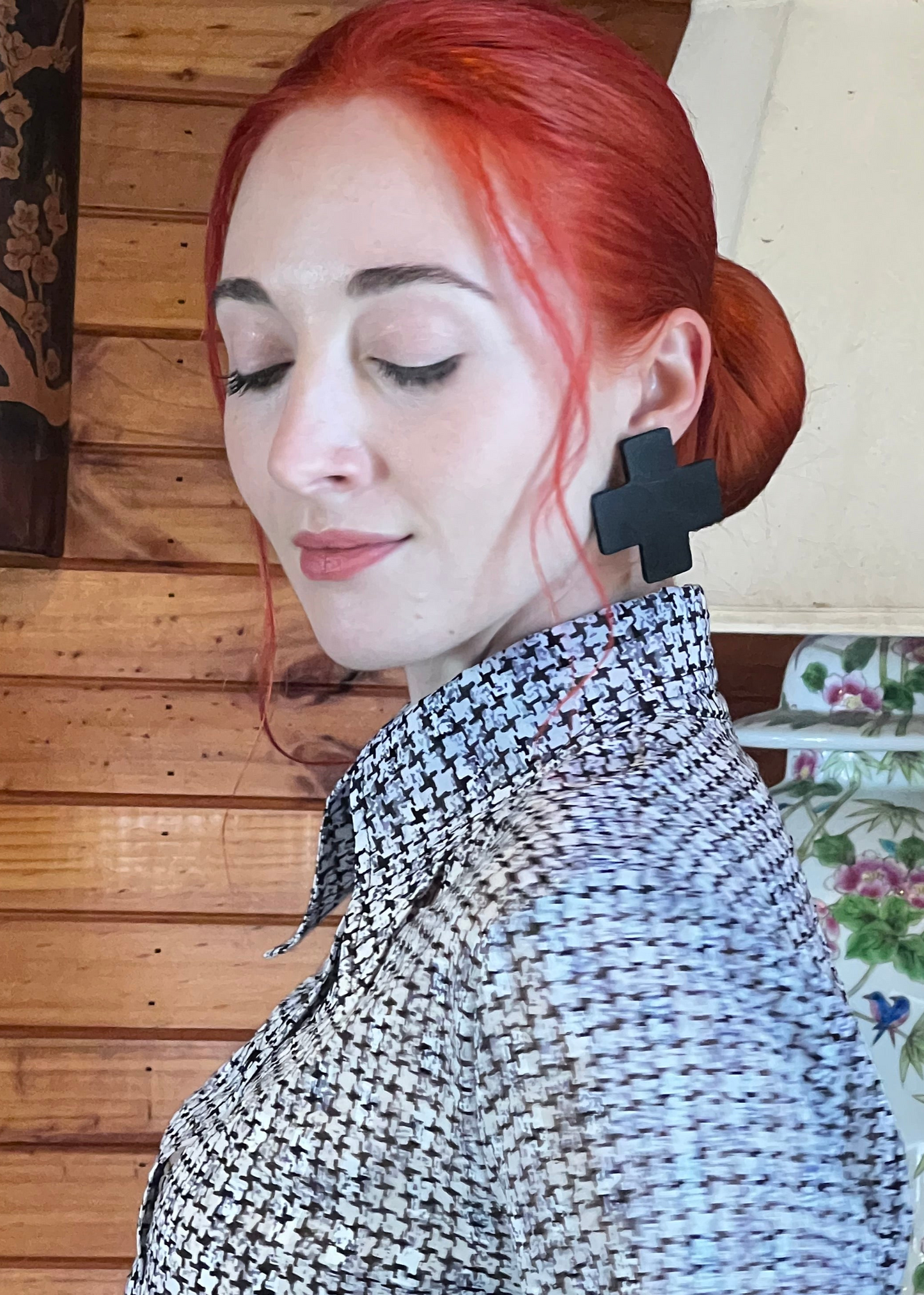 Cross Stud Earrings